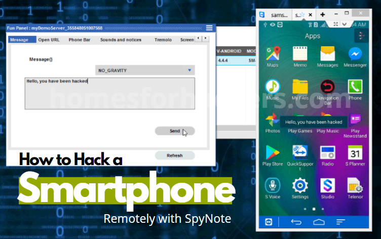 How to Hack Android Phone Remotely with SpyNote - Spynote Tutorial - Android RAT Hacking - How to Hack a Smartphone